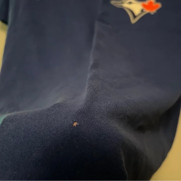 Toronto Blue Jays Josh Donaldson Medium Name Number Blue T-Shirt MLB Baseball - Picture 6 of 11